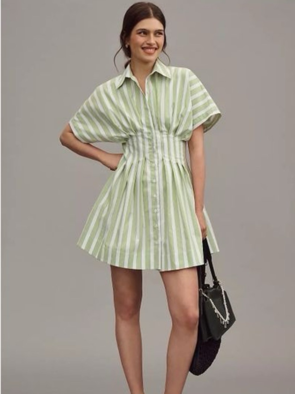 Anthropologie Exquise The Tobie Shirt Dress